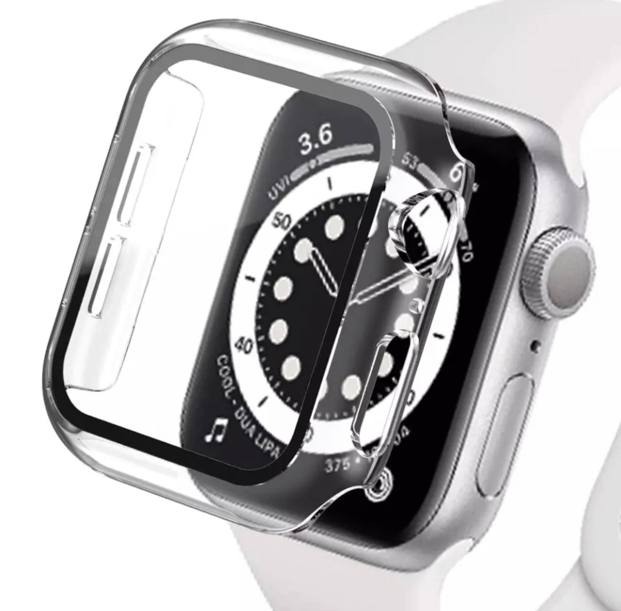 Premium Multi-Colour 2 in 1 Tempered Glass Shockproof Apple Watch Case- for selected Apple Watch in 44mm - Super Savings Technologies Co.,LTD Premium Multi-Colour 2 in 1 Tempered Glass Shockproof Apple Watch Case- for selected Apple Watch in 44mm - Super Savings Technologies Co.,LTD